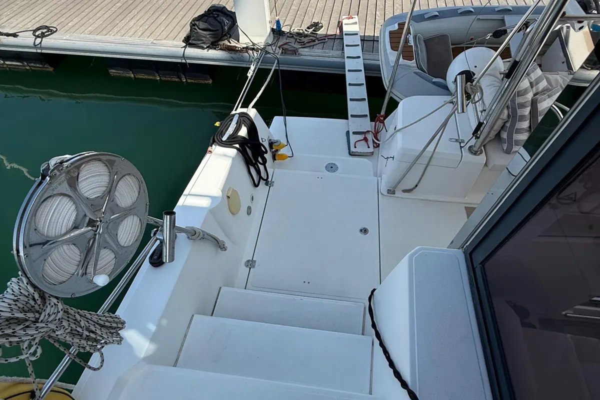 Bagatelle, a Bali 4.1 catamaran at Port de Sete, France