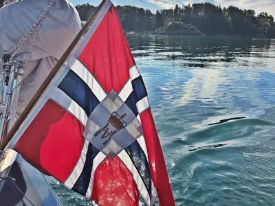 Blue Dawn, a Beneteau First 47.7 sailboat at Bergen, Norway