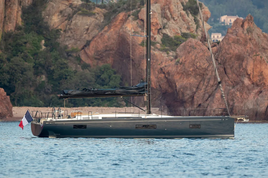 On y va, a Beneteau First 53 sailboat at Lavrion, Greece