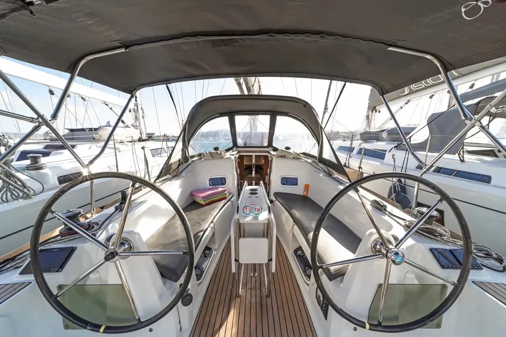 Agios Nikolaos, a Jeanneau Sun Odyssey 349 sailboat at Volos, Greece