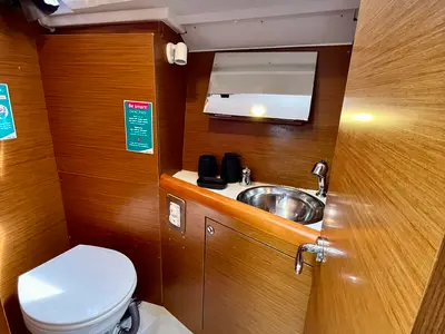 Agios Nikolaos, a Jeanneau Sun Odyssey 349 sailboat at Volos, Greece