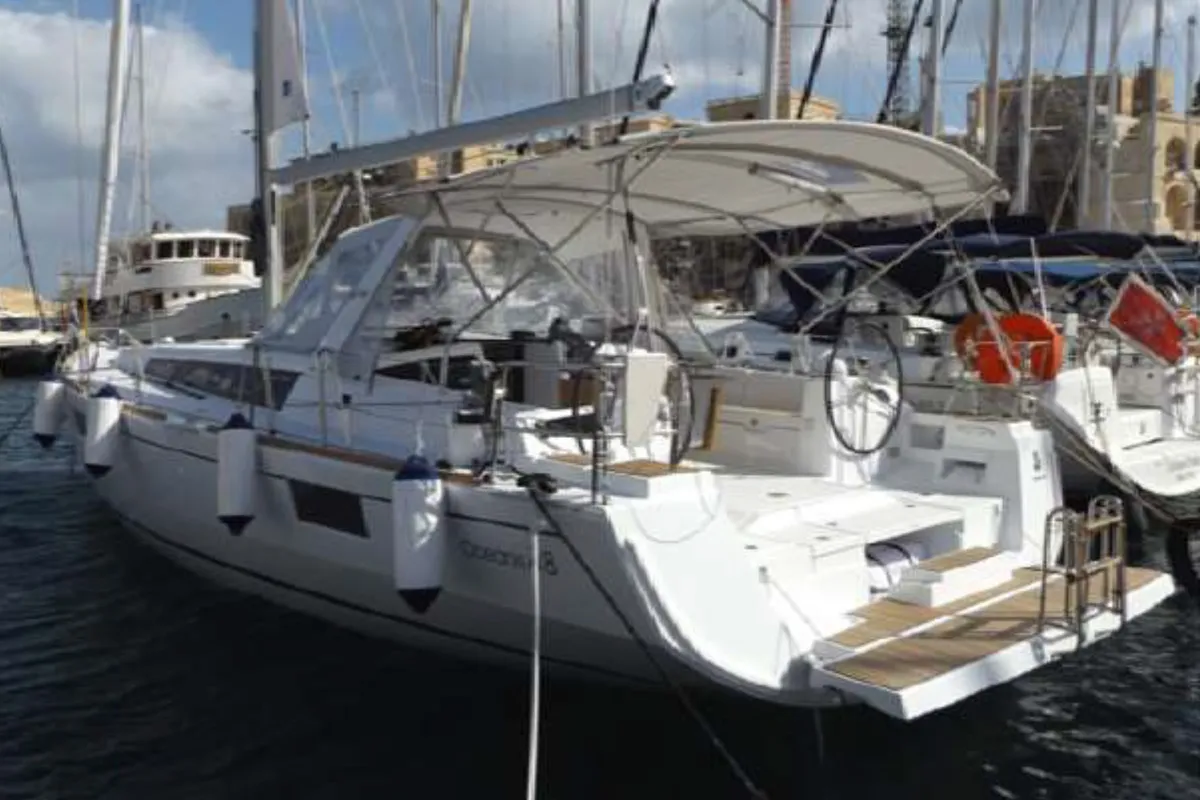 WAYWARD PRINCE, a Beneteau Oceanis 48 sailboat at Kalkara, Malta
