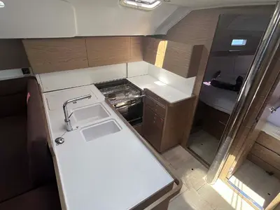 Galley of Sea Duce, a Elan Impression 50 sailboat at Grad Pula, Croatia