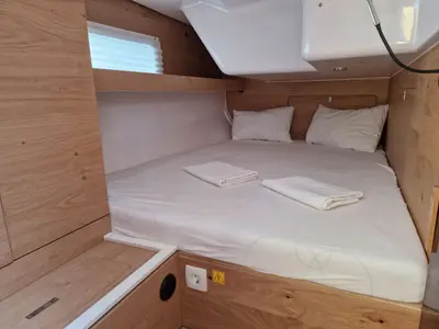 Cabin on My Dreams, a Elan Impression 45 sailboat at Grad Pula, Croatia