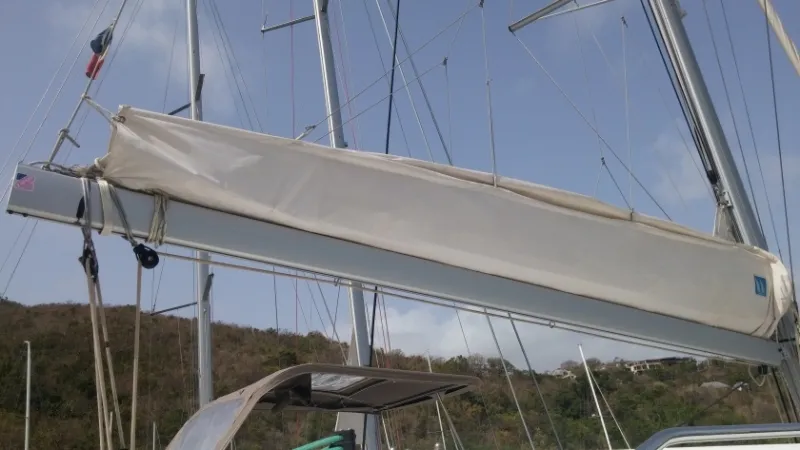 Trixi, a Lagoon 400 S2 catamaran at Pointe-à-Pitre, France