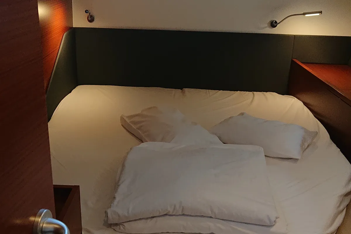 Cabin on Vaya, a Hanse 460 sailboat at Medulin, Croatia
