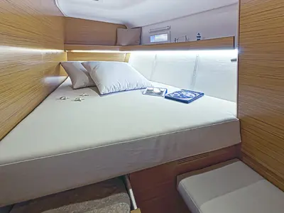 Cabin on Marina, a Elan Impression 494 sailboat at San Benedetto del Tronto, Italy