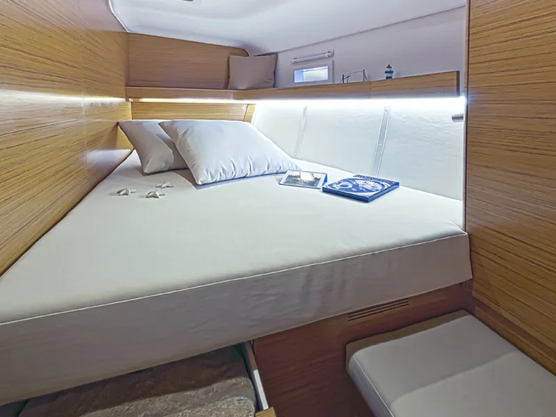 Cabin on Marina, a Elan Impression 494 sailboat at San Benedetto del Tronto, Italy