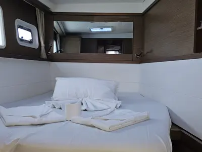 Cabin on Oscar V, a Lagoon 450 catamaran at Alameda, United States