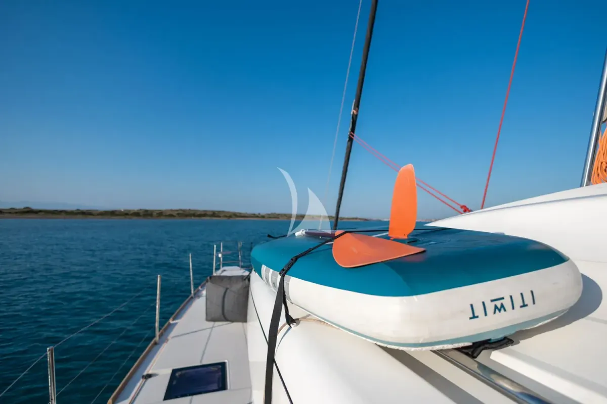 Ace of Hearts, a Lagoon 52 catamaran at Athens, Greece