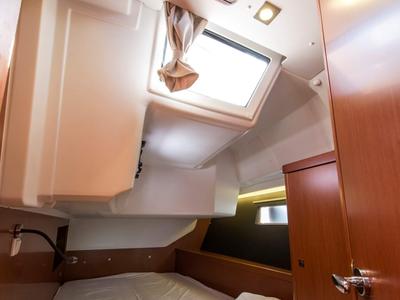 Cabin on Rafaella, a Beneteau Oceanis 45 sailboat at Volos, Greece