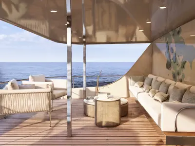 Monique cabin 2, a Power Catamaran catamaran at Baltra, Ecuador