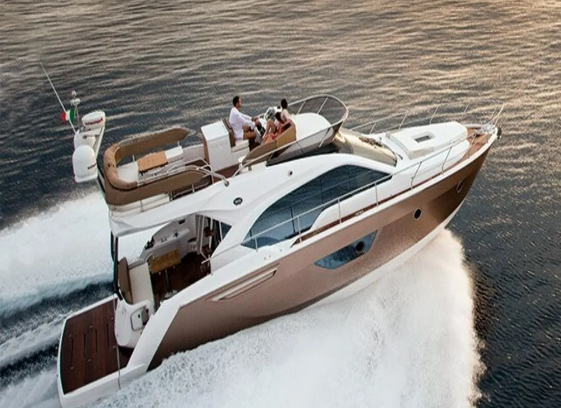 Exterior view of Sid One, a Sessa Fly 47 motor yacht at Grad Šibenik, Croatia