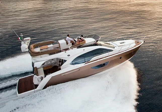 Exterior view of Sid One, a Sessa Fly 47 motor yacht at Grad Šibenik, Croatia