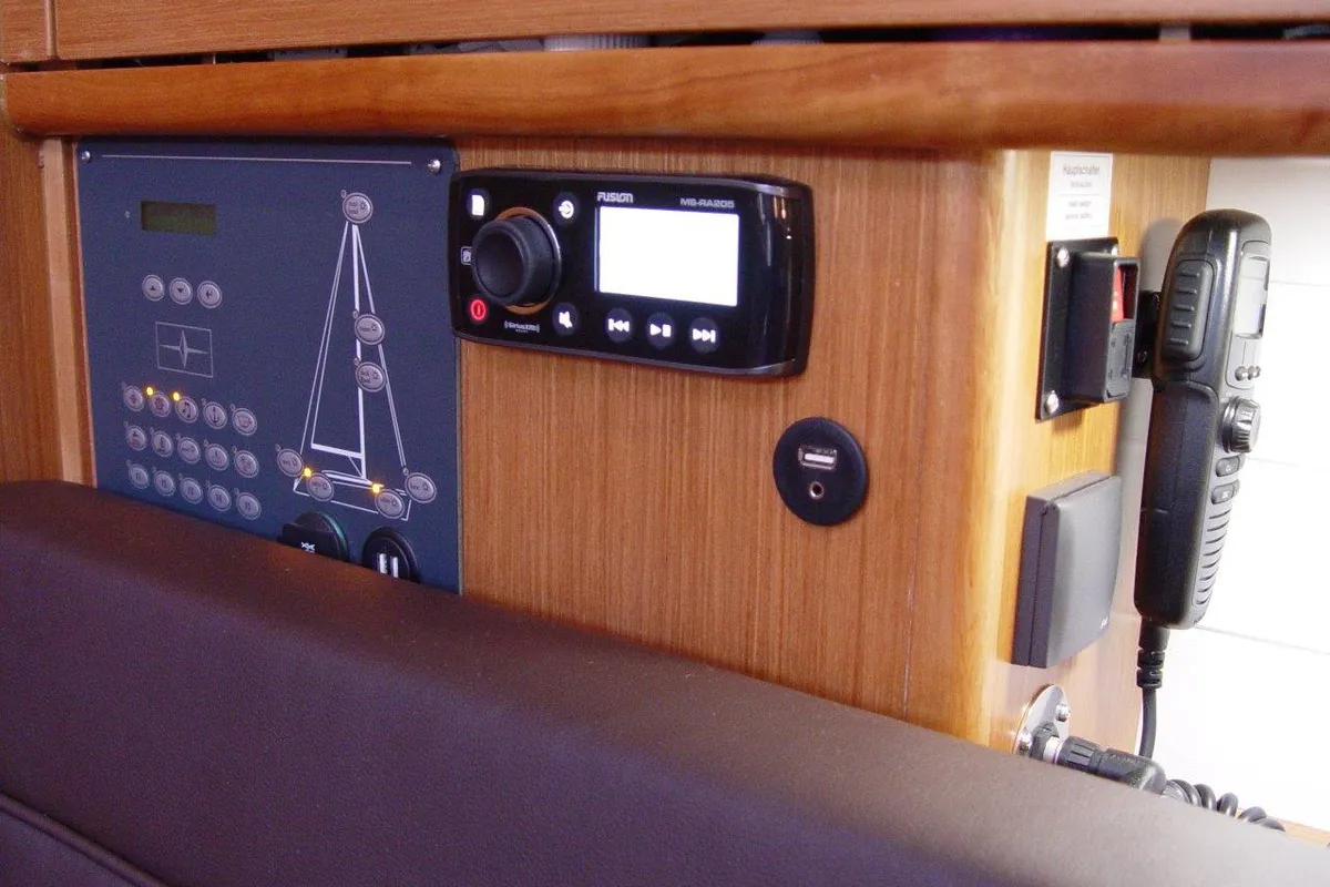 Merak, a Bavaria Cruiser 34 sailboat at Olbia, Italy