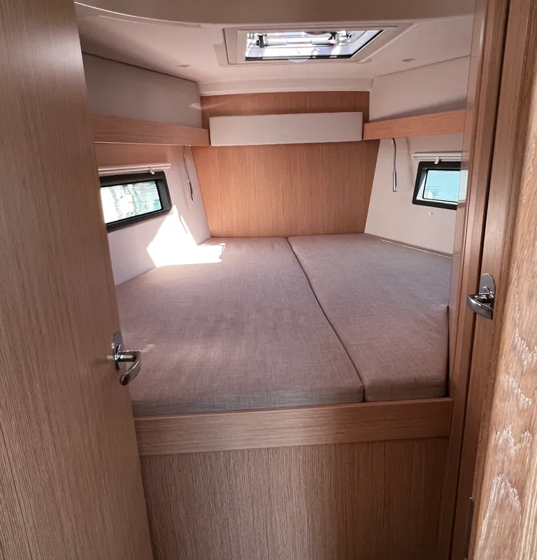 Cabin on Kirke, a Bavaria C38 sailboat at Zadar, Croatia