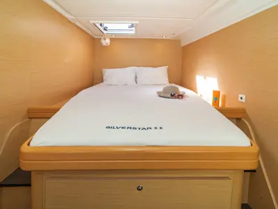 Cabin on Silverstar II, a Lagoon 421 catamaran at Municipal Unit of Lefkada, Greece