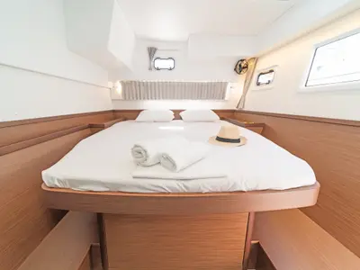 Cabin on White Waves, a Lagoon 42 catamaran at Municipal Unit of Lefkada, Greece