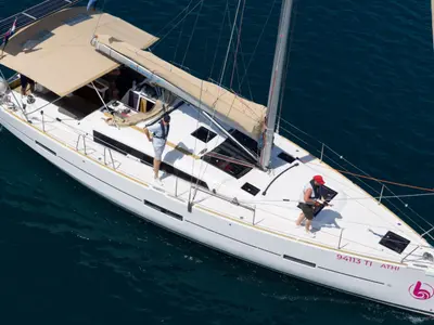 Athi, a Dufour 460 GL sailboat at Pirovac, Croatia