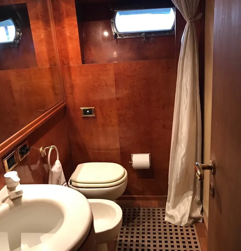 Head on Teddy Bear, a Cantieri di Pisa Pegasus 80 motor yacht at Palermo, Italy