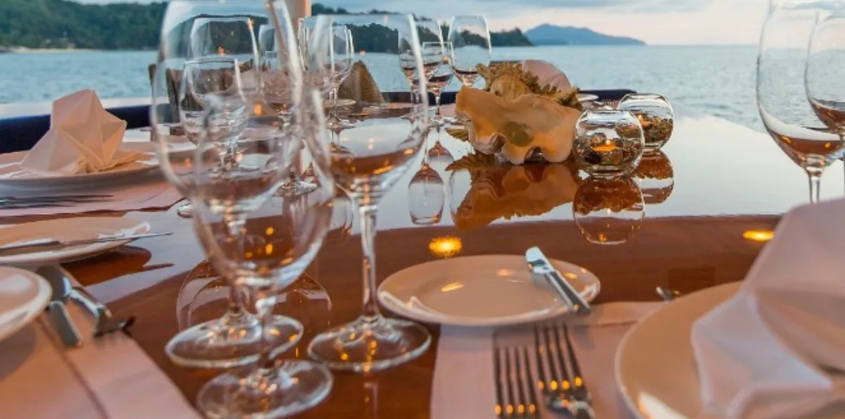 Deck of Teddy Bear, a Cantieri di Pisa Pegasus 80 motor yacht at Palermo, Italy