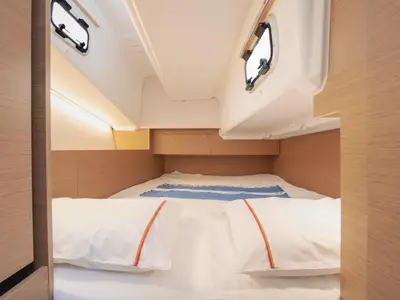 Cabin on Jeanneau Sun Odyssey 350, a sailboat at Road Town, British Virgin Islands