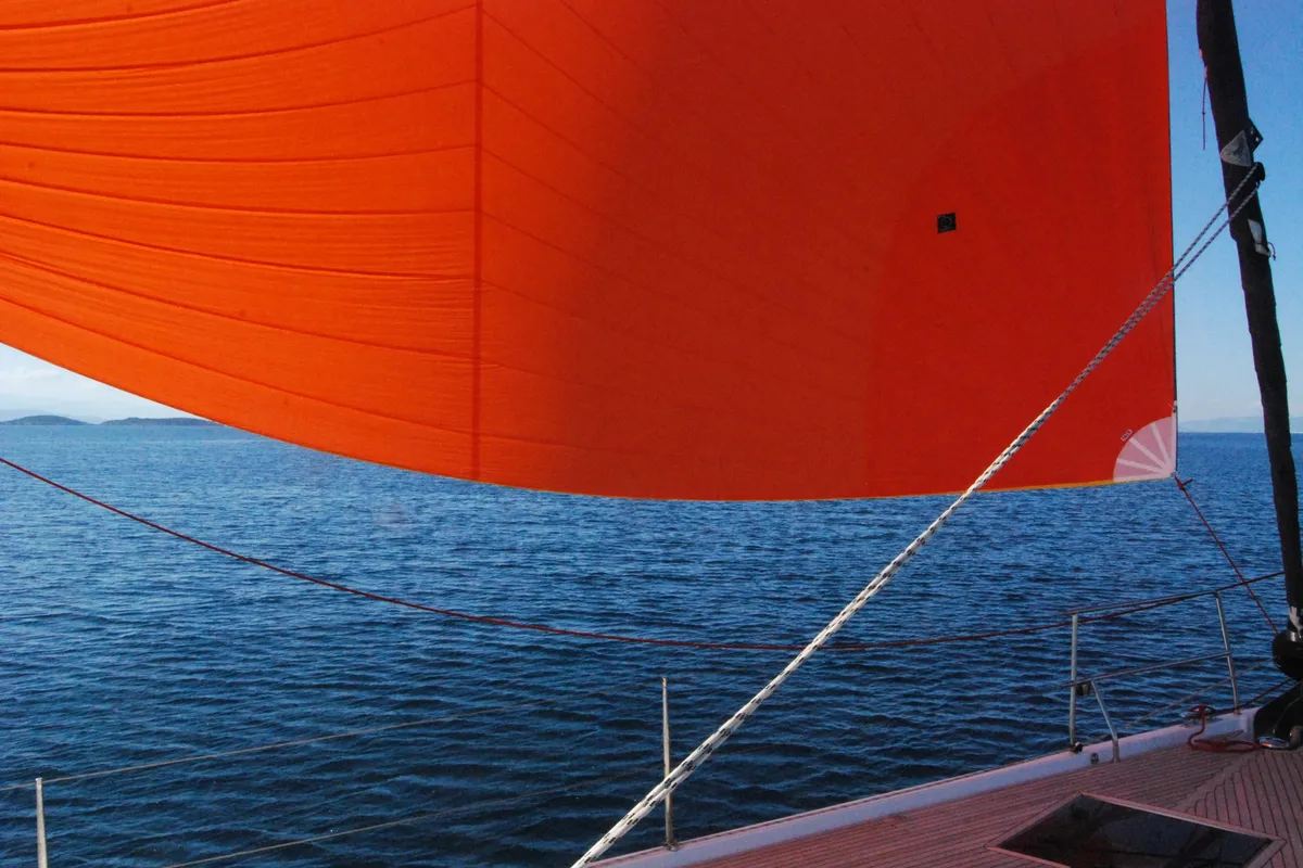 Planaria, a Hanse 508 sailboat at Volos, Greece