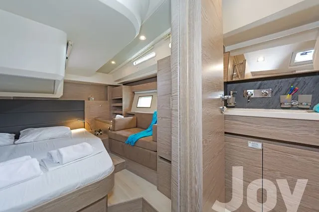 Cabin on Joy, a Hanse 548 sailboat at Municipal Unit of Lefkada, Greece