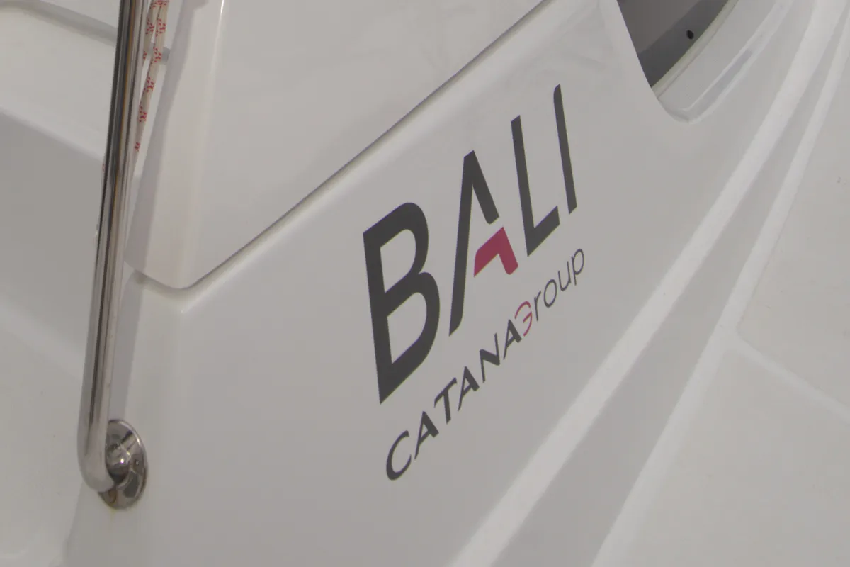 Exterior view of Sunlight, a Bali 4.2 OW catamaran at Grad Biograd na Moru, Croatia