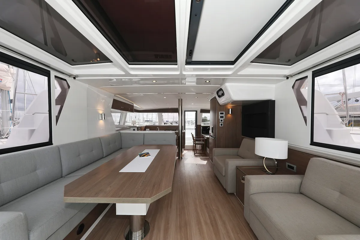 Salon of Sunlight, a Bali 4.2 OW catamaran at Grad Biograd na Moru, Croatia