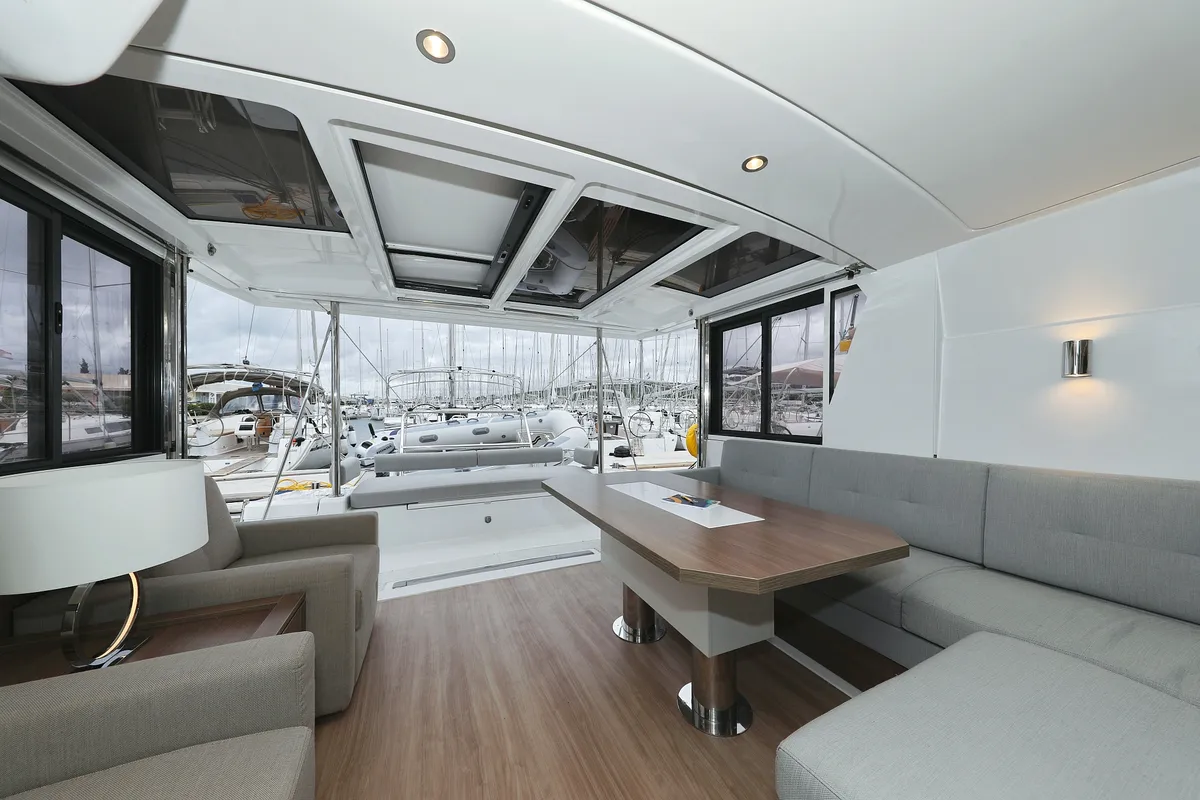 Salon of Sunlight, a Bali 4.2 OW catamaran at Grad Biograd na Moru, Croatia