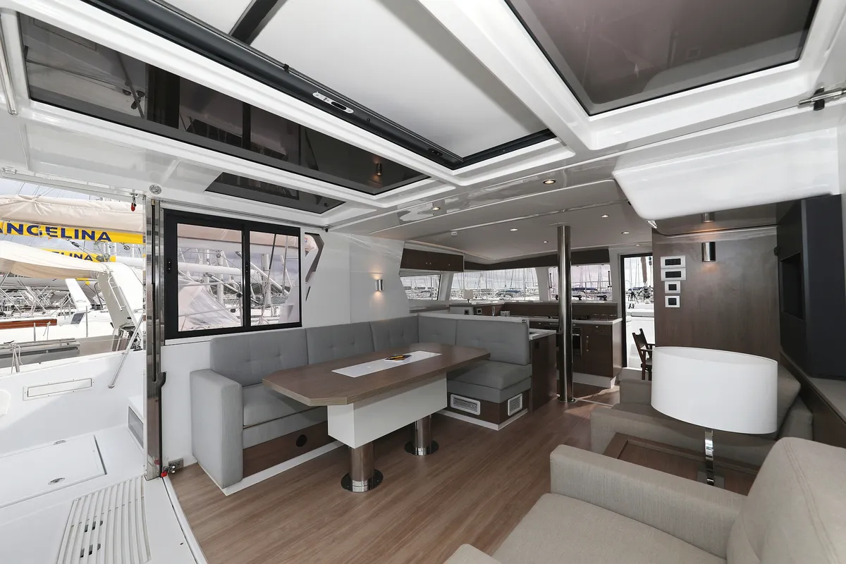 Salon of Sunlight, a Bali 4.2 OW catamaran at Grad Biograd na Moru, Croatia