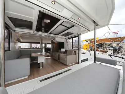 Salon of Sunlight, a Bali 4.2 OW catamaran at Grad Biograd na Moru, Croatia