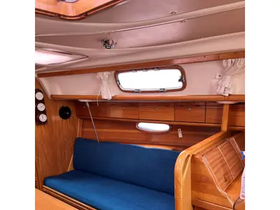 Salon of Small As, a Bavaria 33 Cruiser sailboat at Izola / Isola, Slovenia