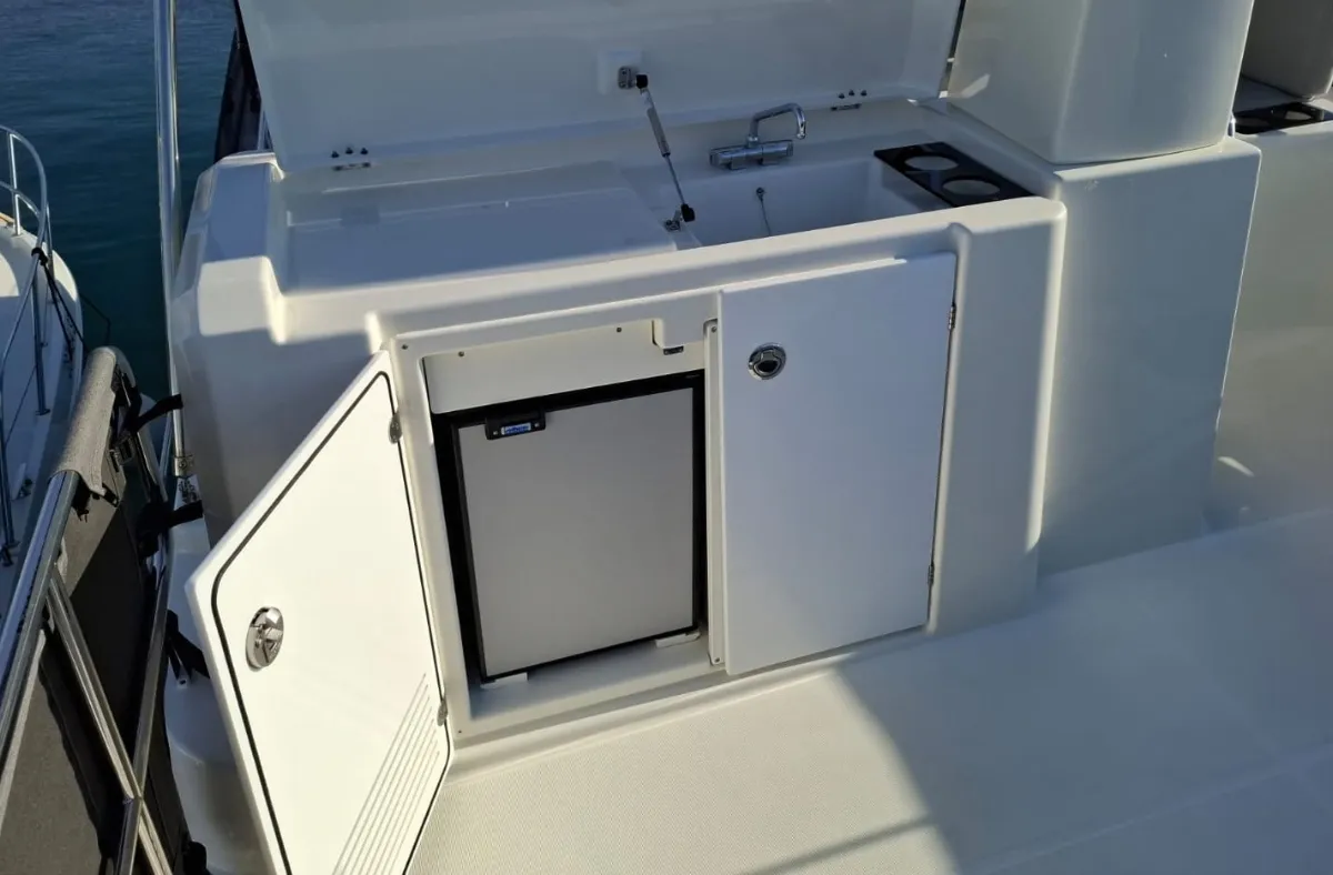Sirena, a Beneteau Swift Trawler 41 motor yacht at Split, Croatia