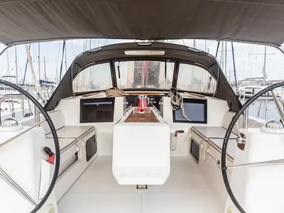 Discovery Planet, a Dufour 460 GL sailboat at Palermo, Italy