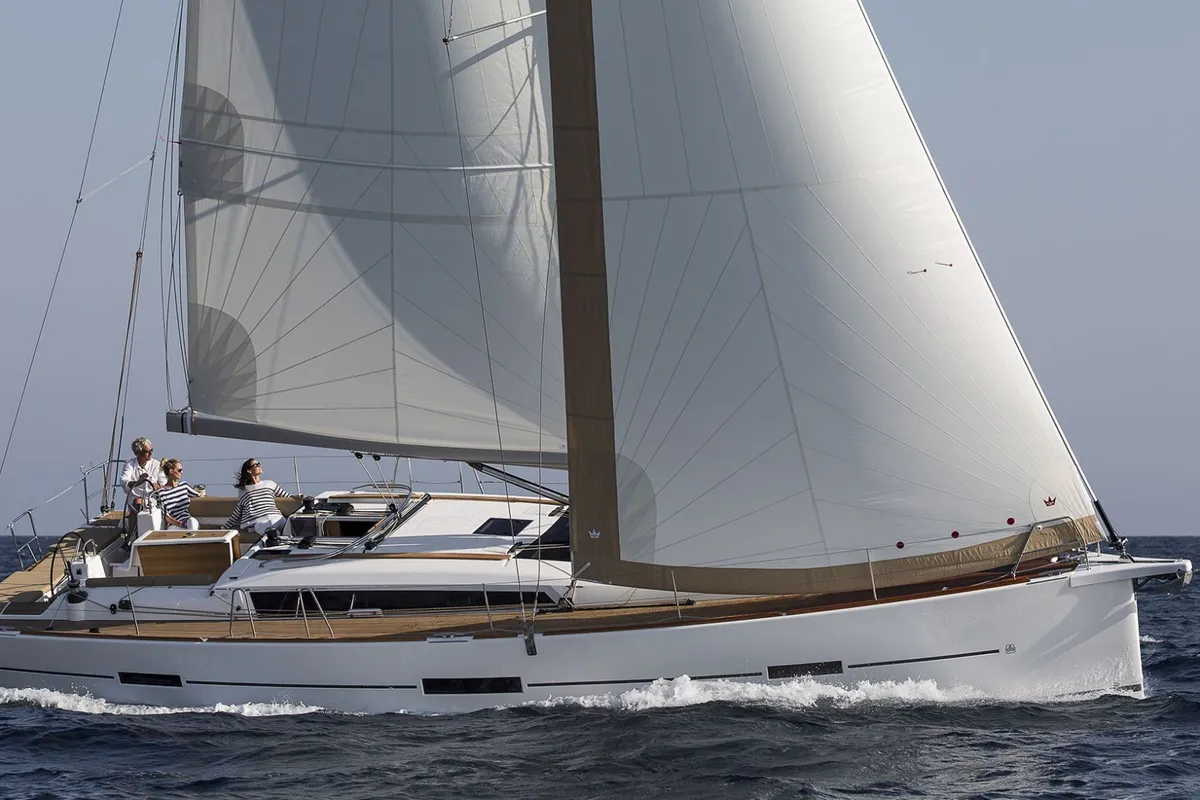 Discovery Planet, a Dufour 460 GL sailboat at Palermo, Italy