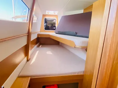 Cabin on Altair, a Gulet C-CAT 37 catamaran at Olbia, Italy
