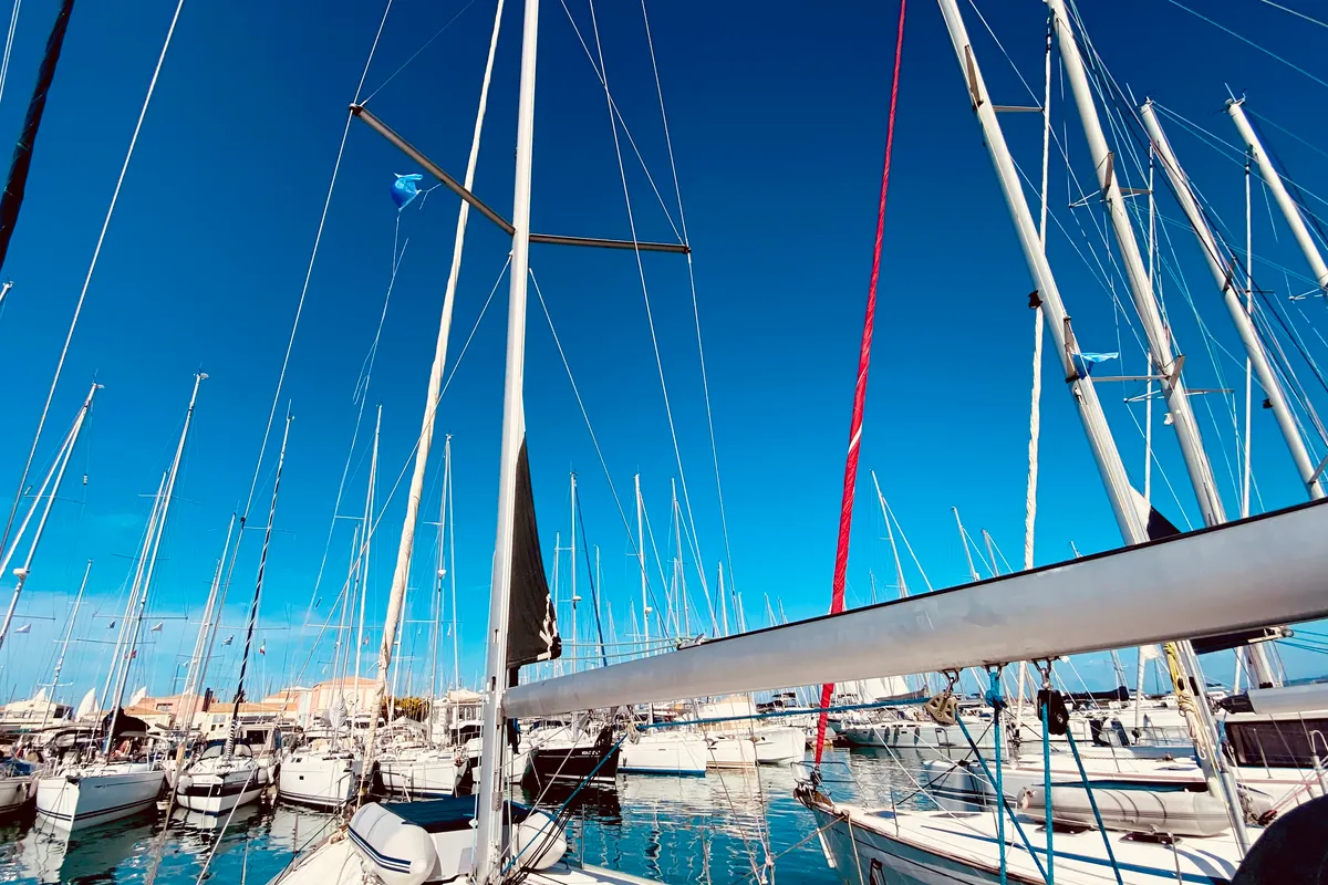Exterior view of Christina (Pax 12) , a Beneteau Cyclades 50.5 sailboat at Municipal Unit of Lefkada, Greece