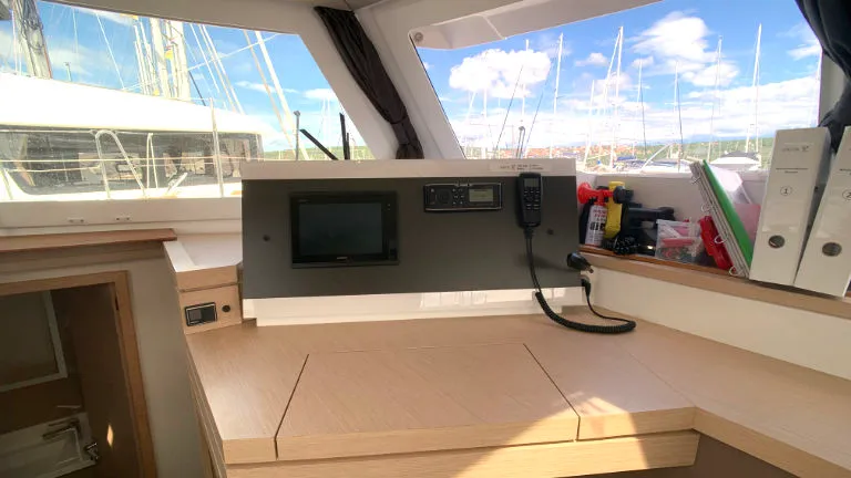 Idefix, a Fountaine Pajot Lucia 40 catamaran at Općina Rogoznica, Croatia