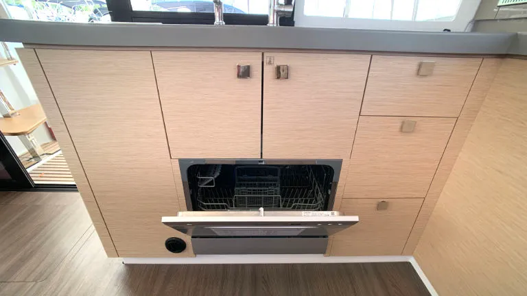 Galley of Idefix, a Fountaine Pajot Lucia 40 catamaran at Općina Rogoznica, Croatia