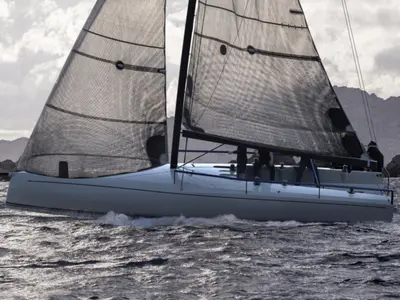 Exterior view of 002, a Nautor ClubSwan 36 sailboat at Split, Croatia