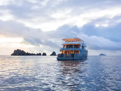 Fountaine Pajot Galapagos Tribute, a motor yacht at Parroquia Puerto Baquerizo Moreno, Ecuador
