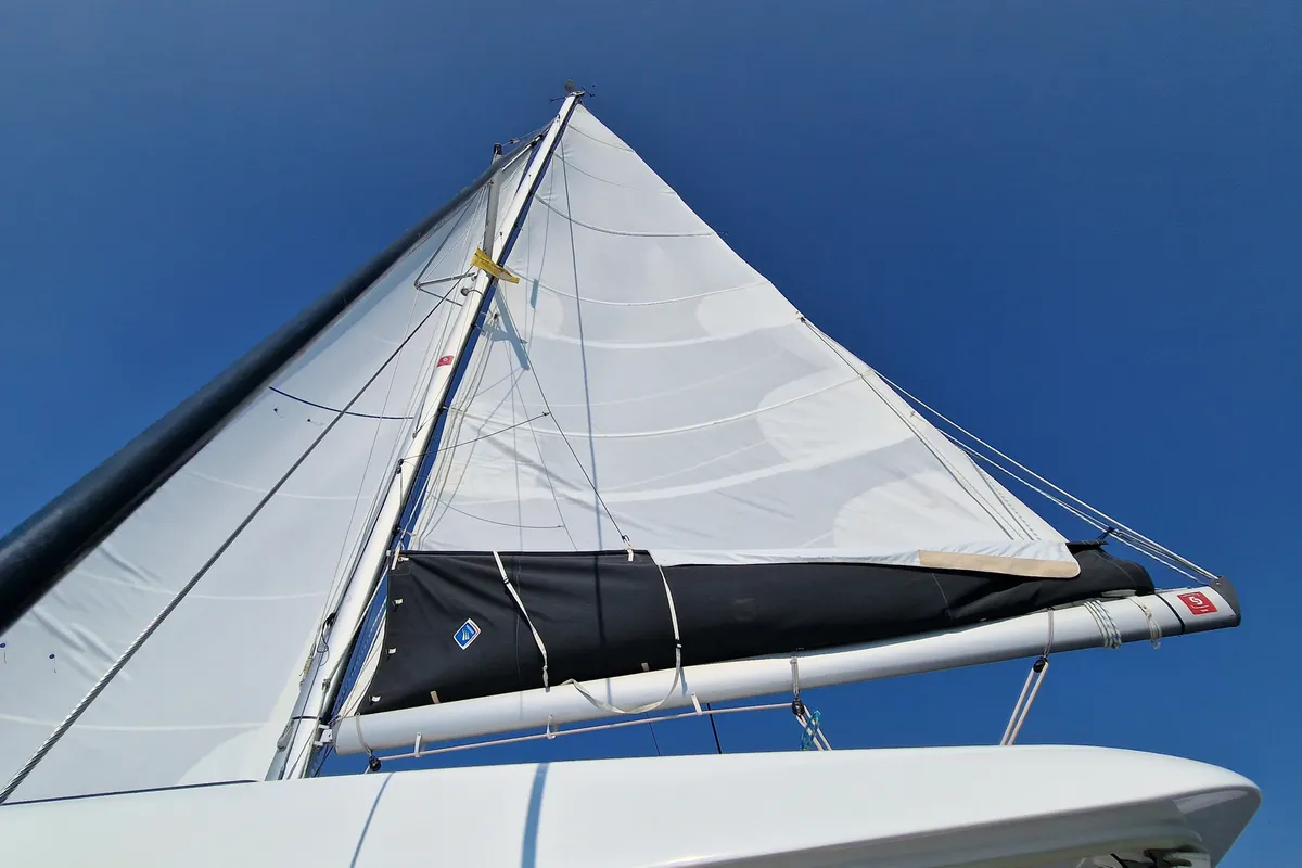Vaiana, a Lagoon 40 catamaran at Punat, Croatia