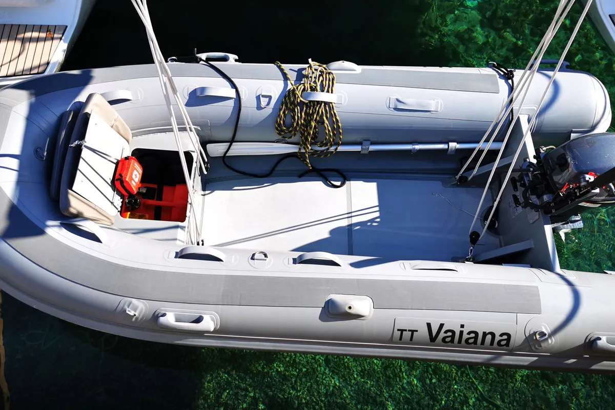 Vaiana, a Lagoon 40 catamaran at Punat, Croatia