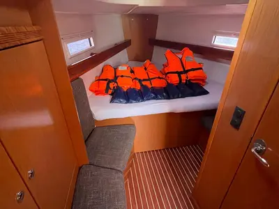 Cabin on Allegro, a Bavaria Cruiser 40 S sailboat at Grad Pula, Croatia
