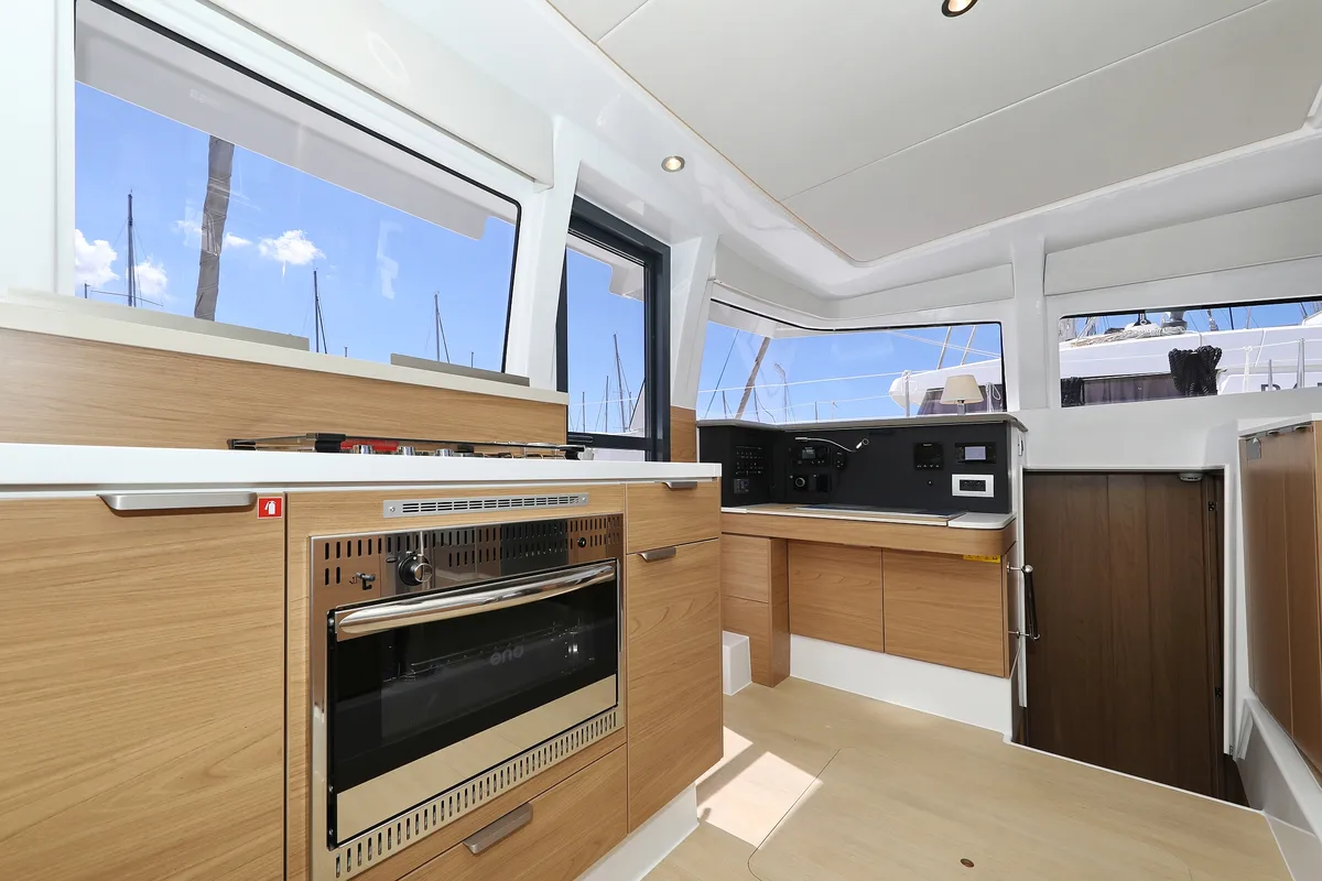 Cabin on Mademoiselle, a Bali 4.2 catamaran at Općina Rogoznica, Croatia