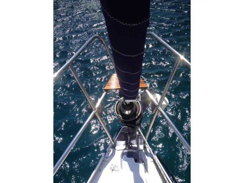 Exterior view of Sea Bird, a Elan Impression 344 sailboat at Primošten, Croatia