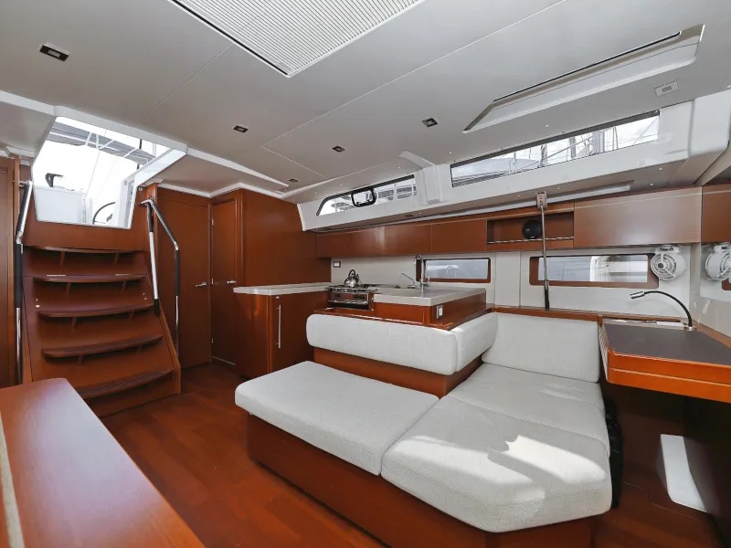 Salon of Grey Goose, a Beneteau Oceanis 51.1 sailboat at Općina Sukošan, Croatia