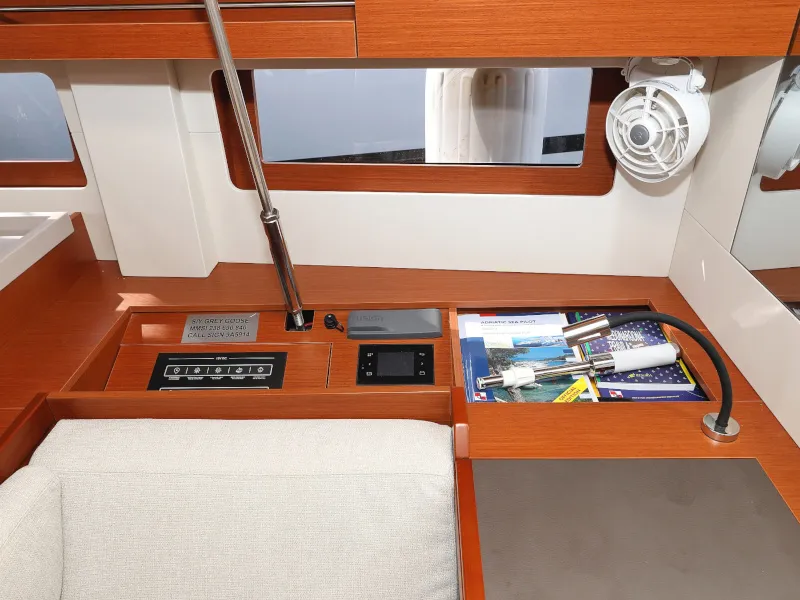Salon of Grey Goose, a Beneteau Oceanis 51.1 sailboat at Općina Sukošan, Croatia